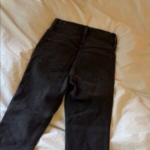 Madewell Women’s Charcoal 10” High-Rise Skinny Jeans Denim Pants 23